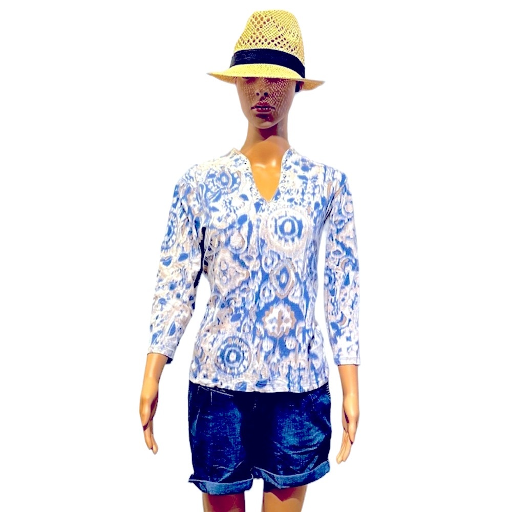 EUC Ruby Rd. Women’s V-Neck Shirt , 3/4 Sleeve, Size M